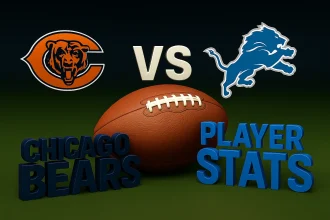 Chicago Bears Vs Detroit Lions Match Player Stats