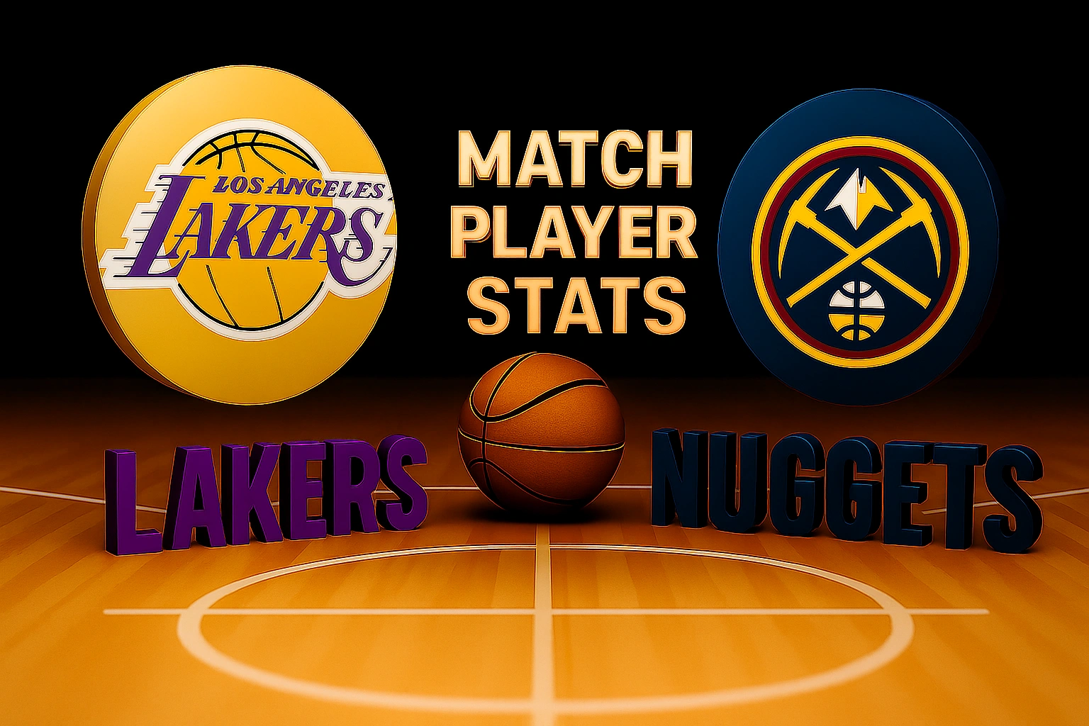 Lakers Vs Denver Nuggets Match Player Stats