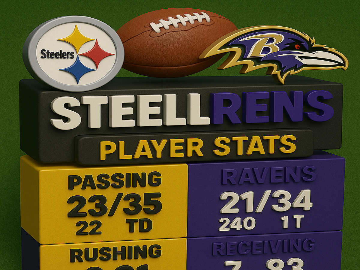 Steelers Vs Baltimore Ravens Match Player Stats