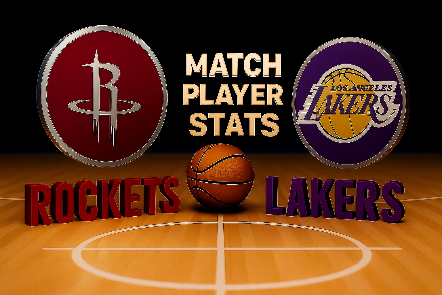 Houston Rockets Vs Lakers Match Player Stats