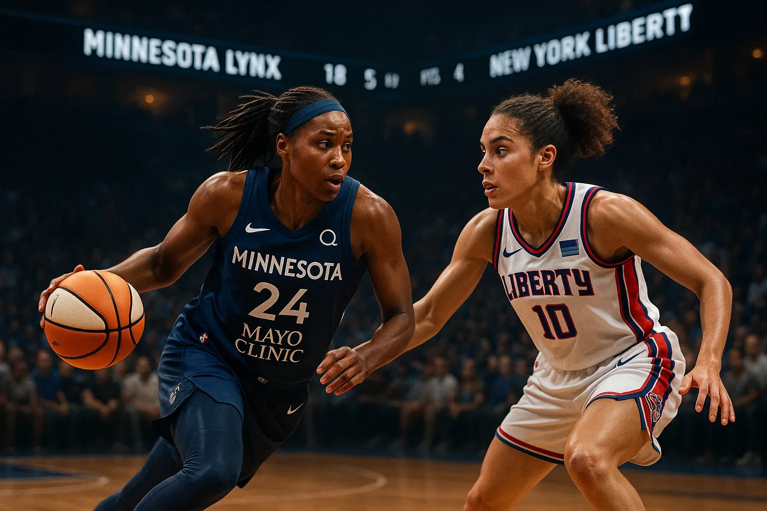 Minnesota Lynx vs New York Liberty Match Player Stats