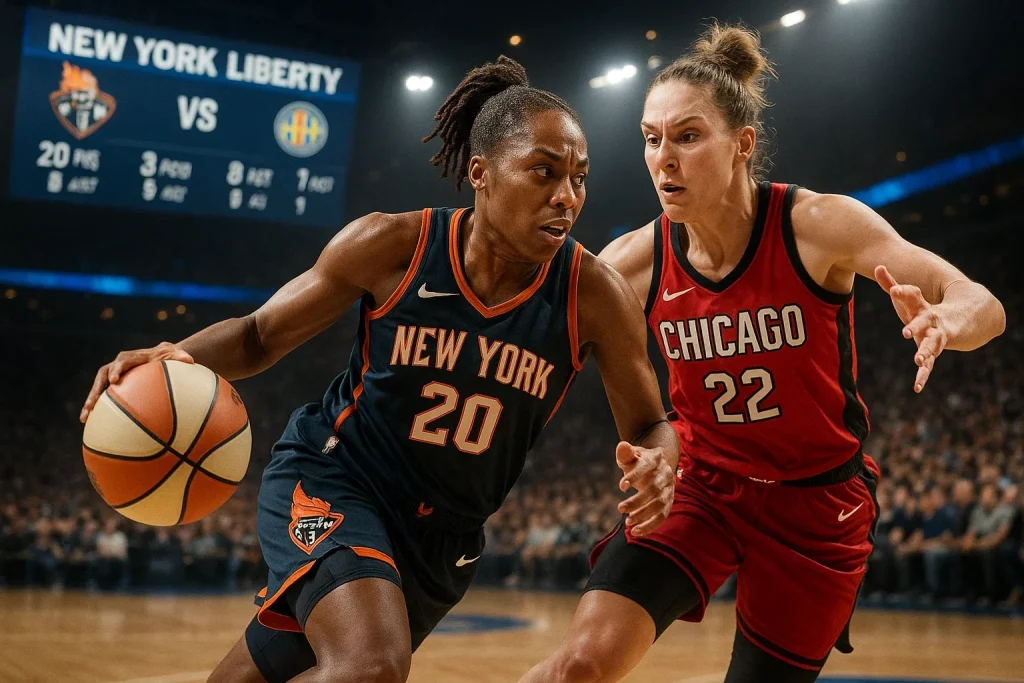 New York Liberty Vs Chicago Sky Match Player Stats