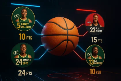 Seattle Storm Vs Las Vegas Aces Match Player Stats