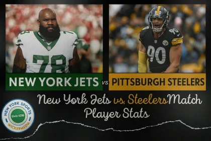 New York Jets Vs Steelers Match Player Stats