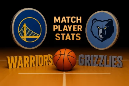 golden state warriors vs memphis grizzlies match player stats