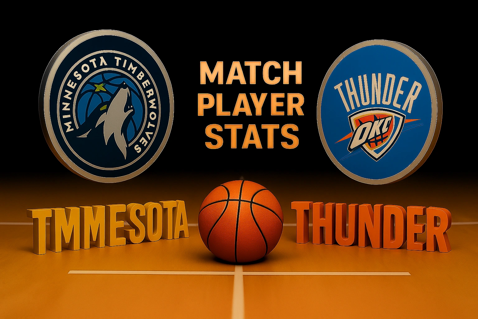 minnesota timberwolves vs oklahoma city thunder match player stats