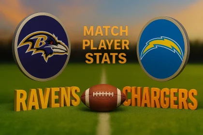 baltimore ravens vs chargers match player stats