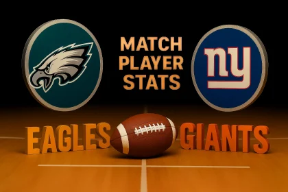 Philadelphia Eagles vs New York Giants Match Player Stats