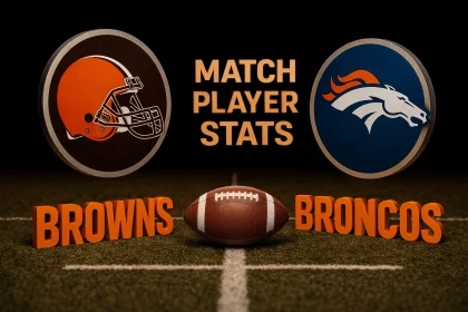 cleveland browns vs denver broncos match player stats
