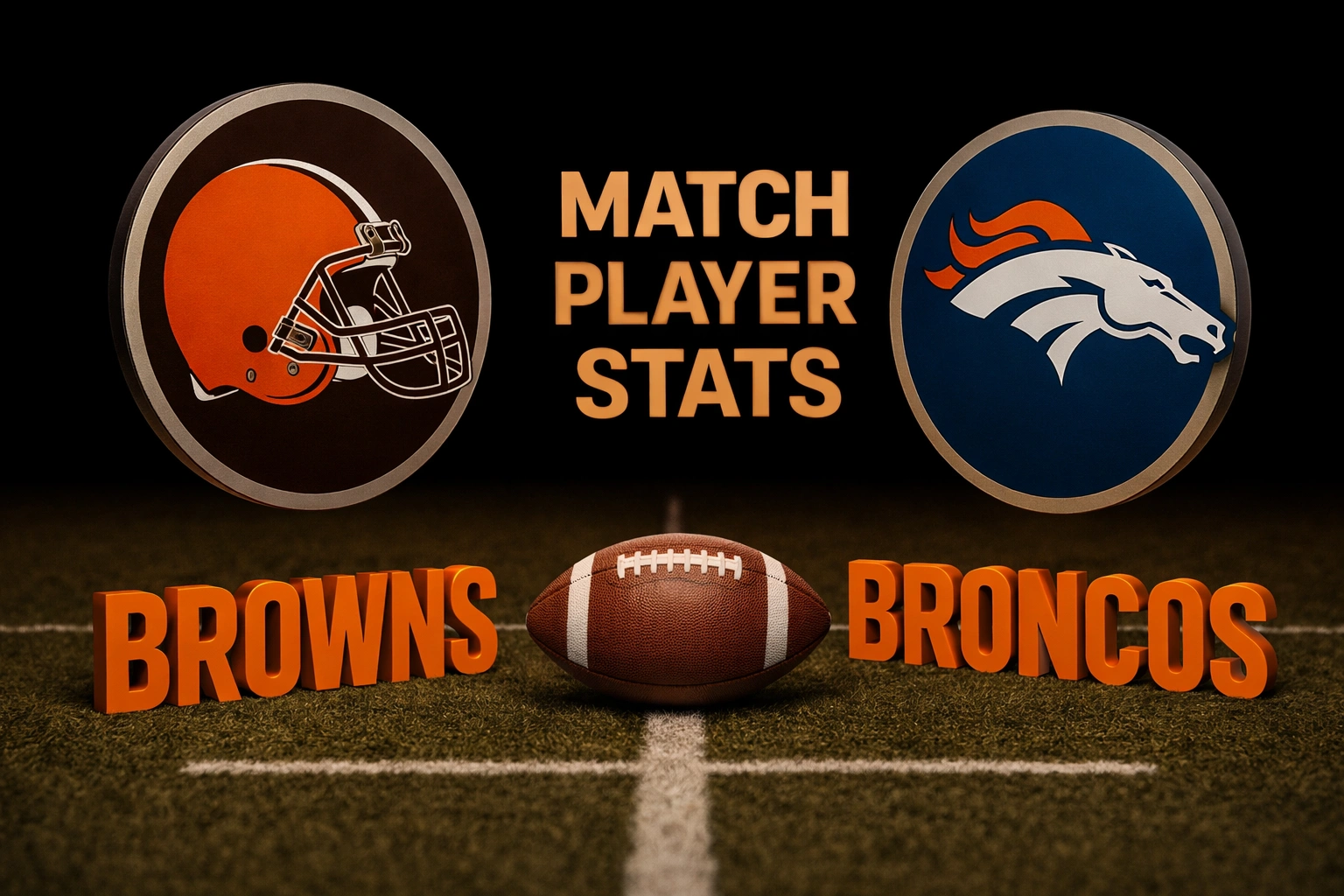 cleveland browns vs denver broncos match player stats