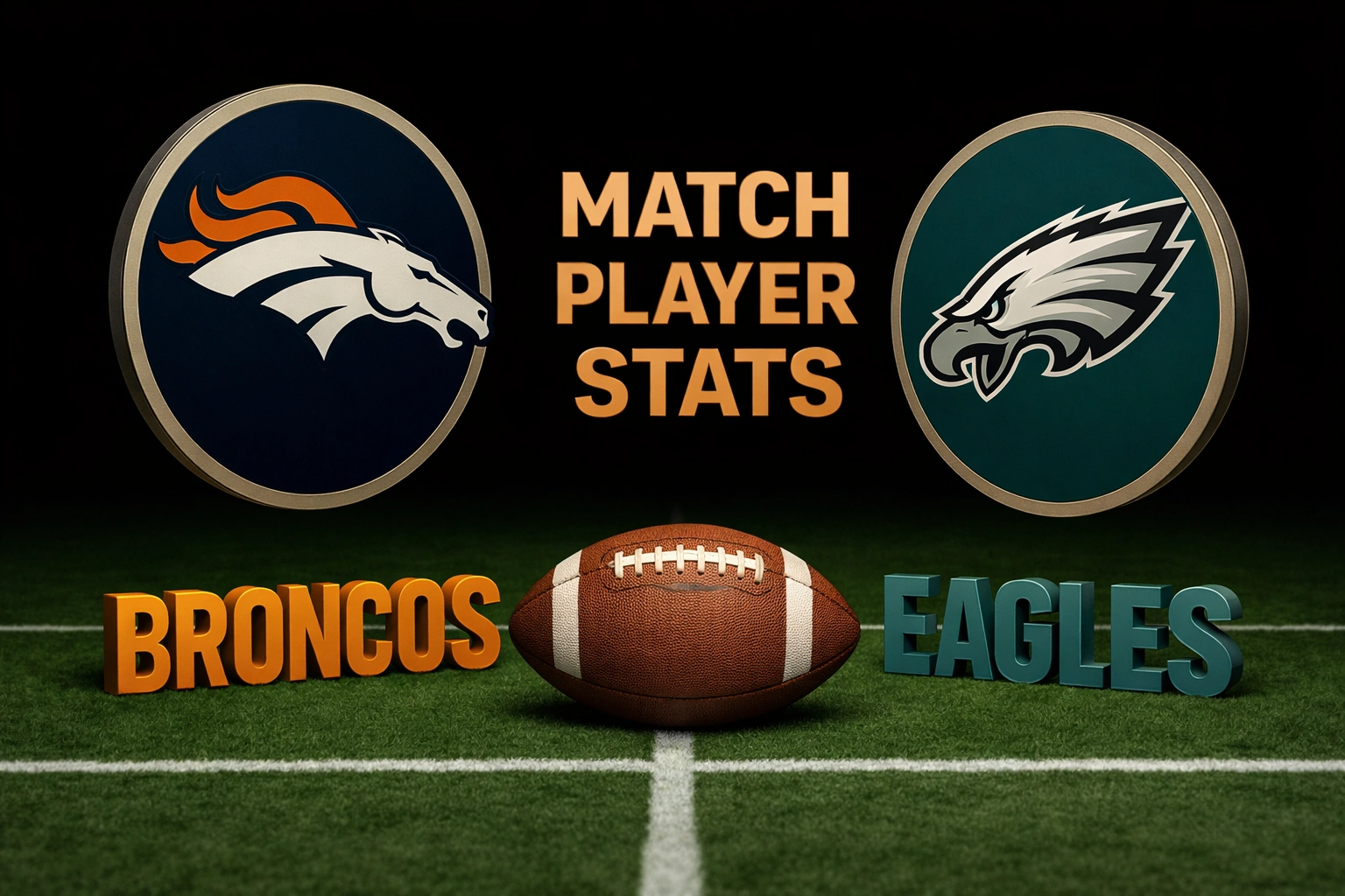 denver broncos vs philadelphia eagles match player stats