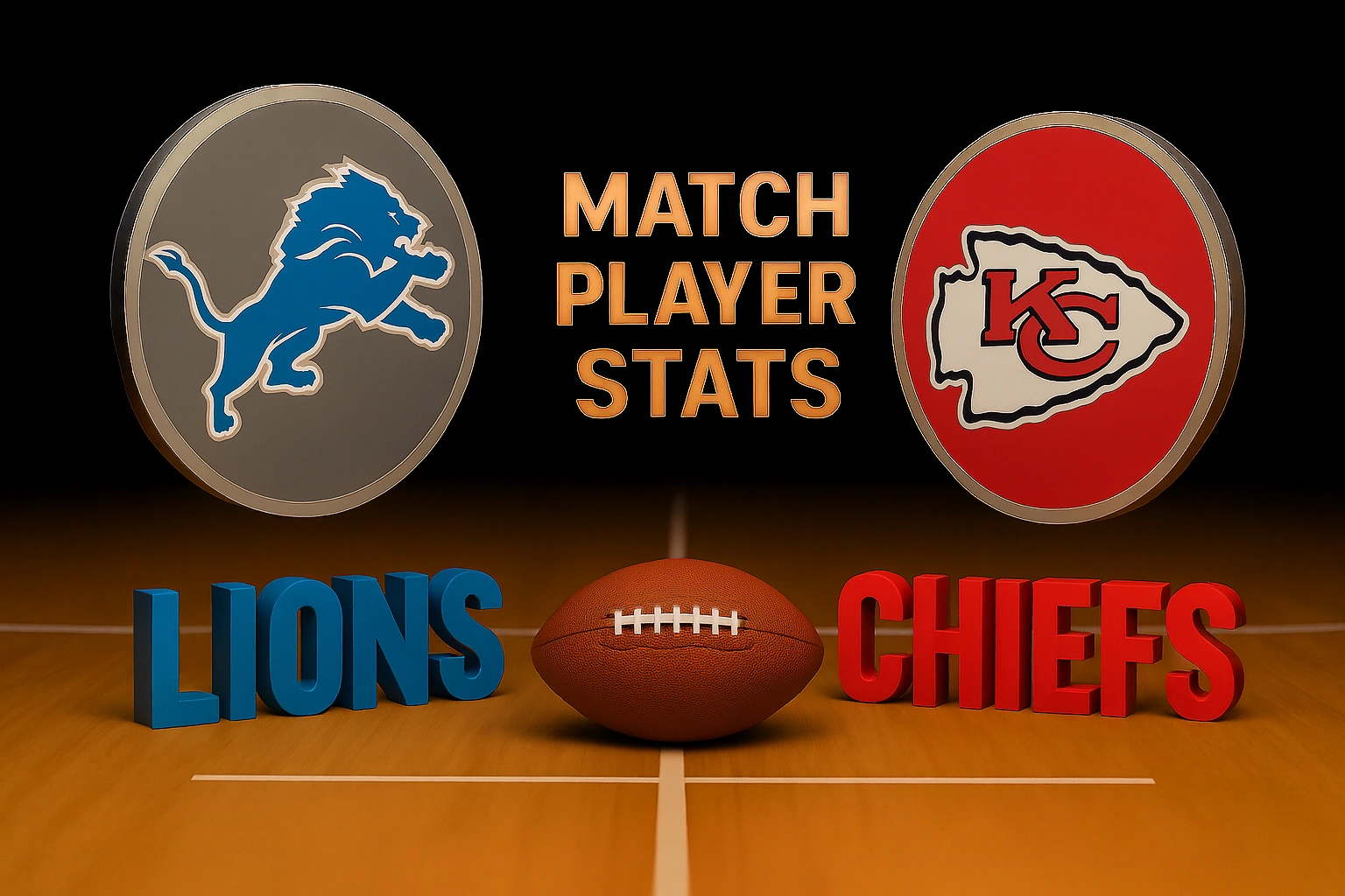 detroit lions vs kansas city chiefs match player stats