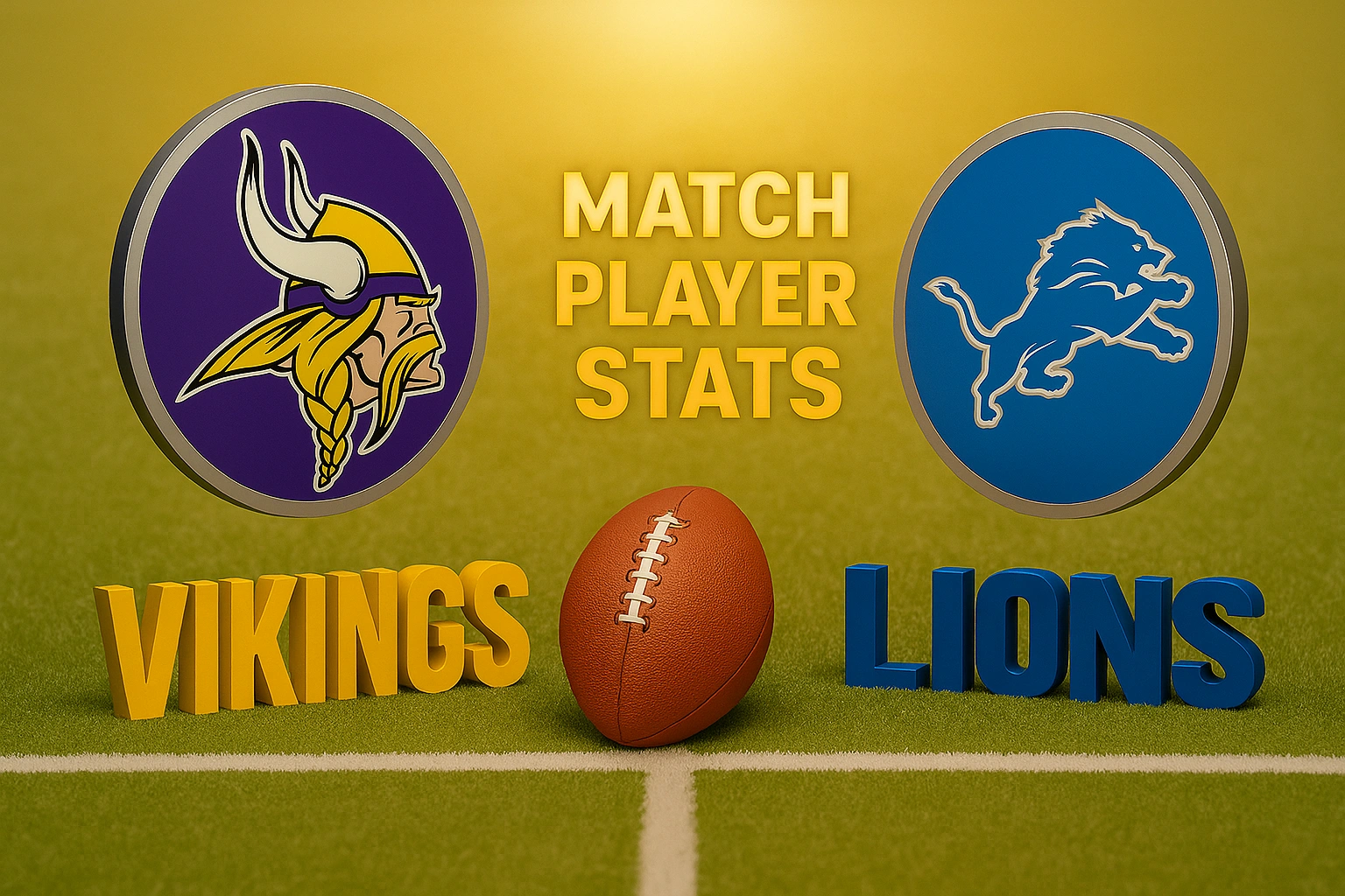 minnesota vikings vs detroit lions match player stats