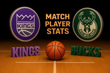 sacramento kings vs milwaukee bucks match player stats