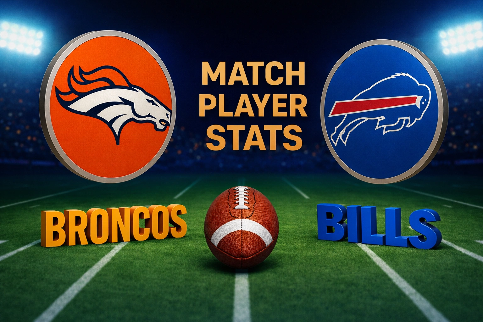denver broncos vs buffalo bills match player stats
