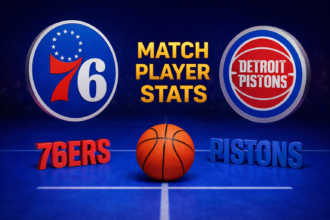 76ers vs detroit pistons match player stats