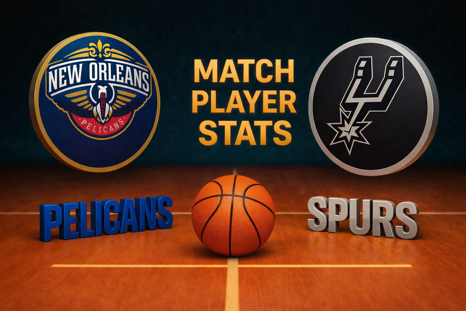 New Orleans Pelicans vs San Antonio Spurs Match Player Stats