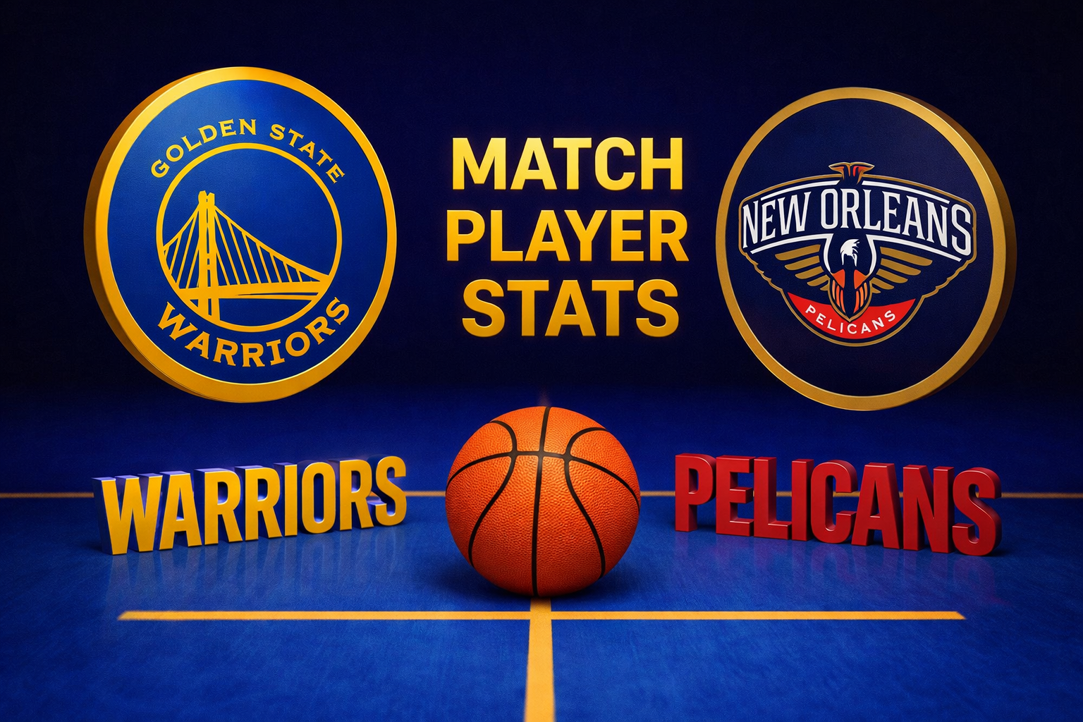 Golden State Warriors vs New Orleans Pelicans Match Player Stats