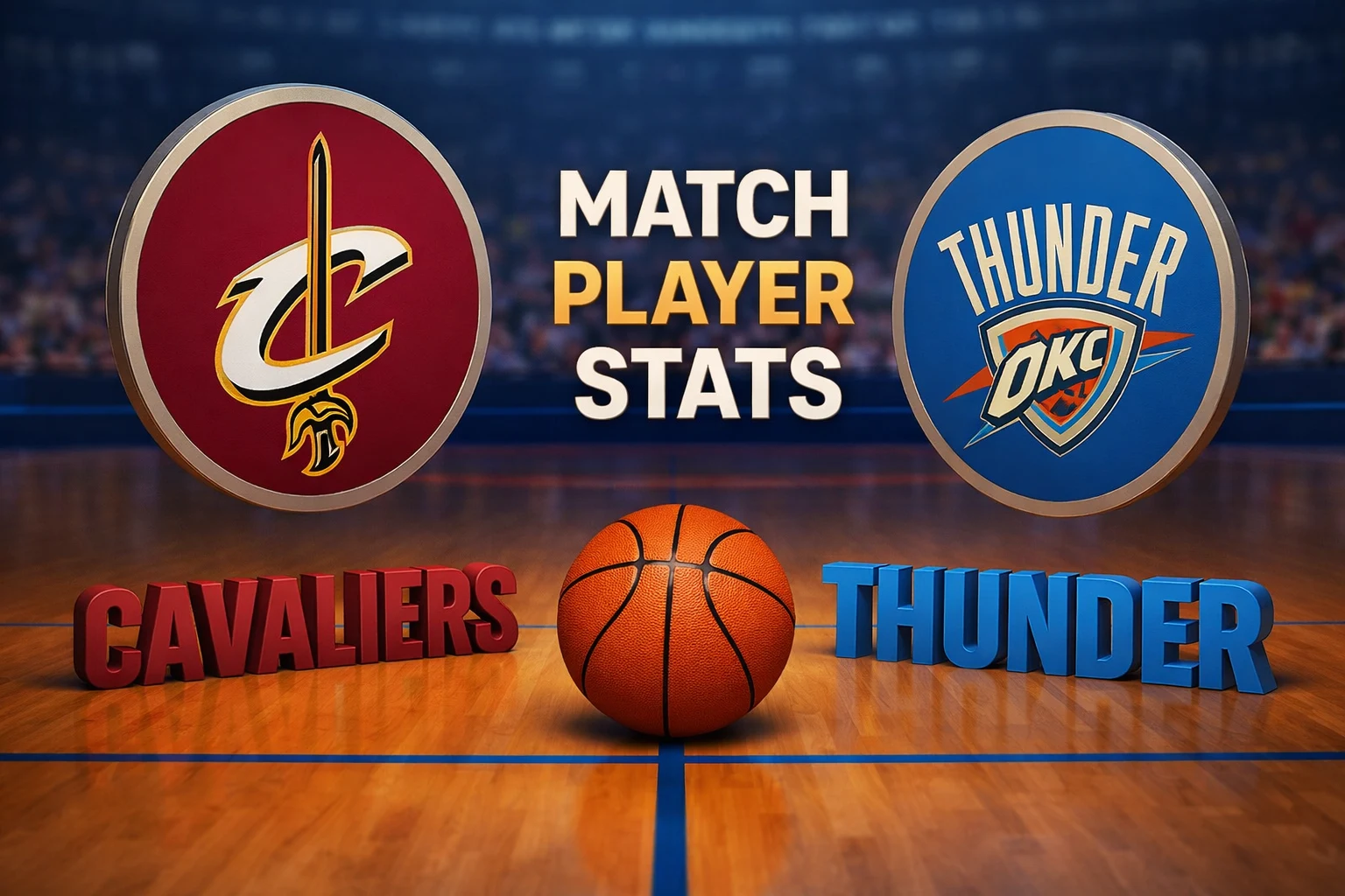 Cleveland Cavaliers vs OKC Thunder Match Player Stats