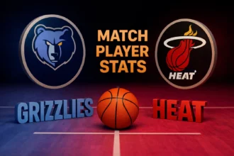 memphis grizzlies vs miami heat match player stats